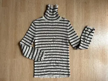 로니 스코트 구매 퍼프 슬리브 터틀넥 니트