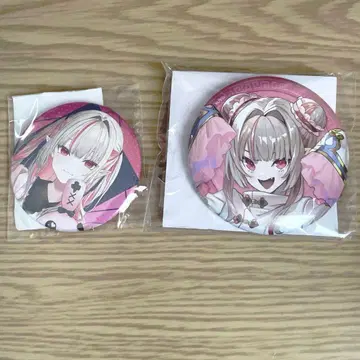 마계노 리리무 스크래치 차이나스타일 캔뱃지 니지산지 세트 판매