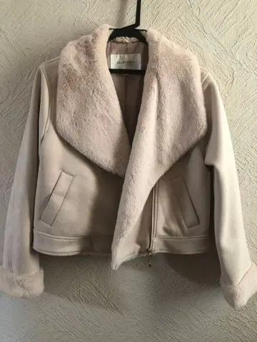 질 스튜어트 인조 모피 자켓