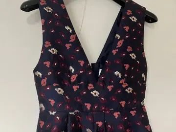 아쿠아걸 2WAY 꽃무늬 자카드 원피스