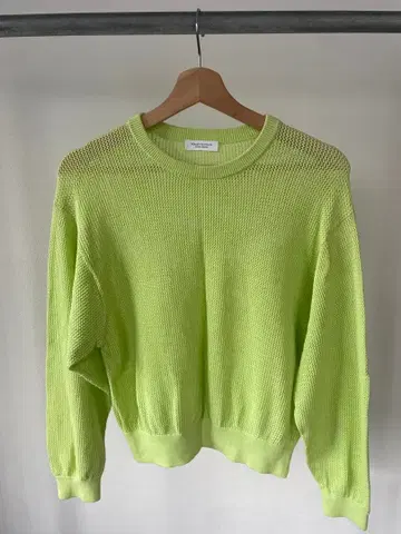 BEAUTY & YOUTH 메쉬 편직 스웨터