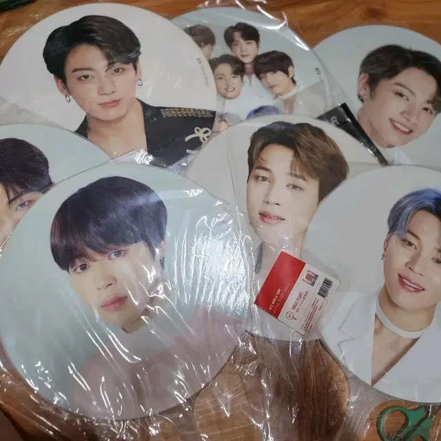 방탄 부채 이미지피켓 일괄 판매합니다.