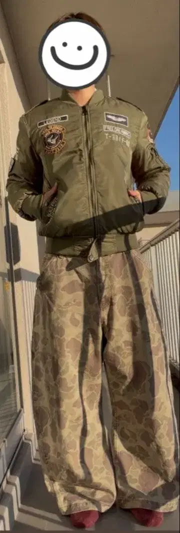 카모플라쥬 배기 데님, 배기 데님