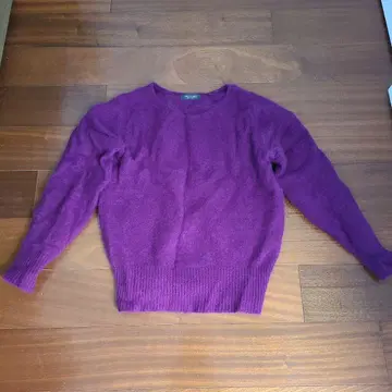 SPICK AND SPAN 퍼플 긴팔 스웨터