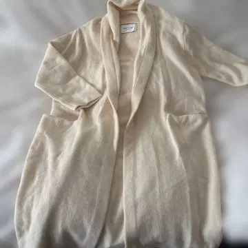 SPICK AND SPAN 아이보리 롱 가디건