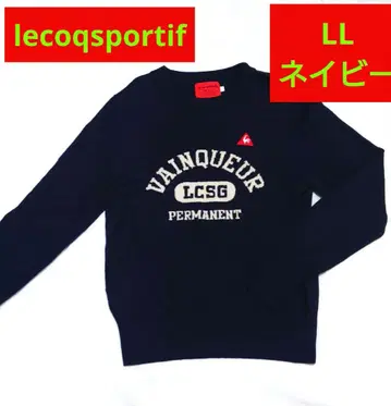 르꼬끄 스포르 여성용 골프웨어 니트 LL 네이비 새상품급