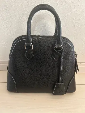 [ 새상품급 ] Mila Owen 미라 오웬 가죽 핸드백 블랙