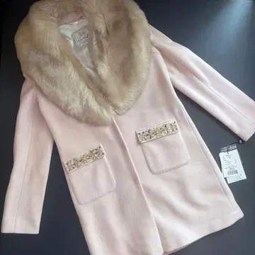 Rady 아우터 코트 울코트 핑크 비쥬코트 비쥬