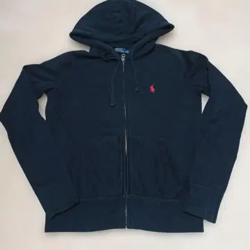 랄프 로렌 집업 후드티 블랙 S 사이즈