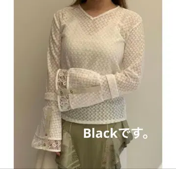 [ Fumiku ] 라셸 레이스 탑 ( 블랙 )