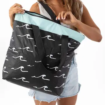 알로하 컬렉션 데이트리퍼 토트백 지퍼 포함 Seaside