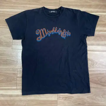 Marbles 로고 프린트 T셔츠 L
