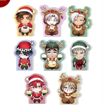 휴먼버그 대학 아마기 전쟁 츄러스 아크릴 블록 크리스마스 8개 세트