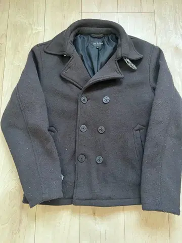 [ Yin & Yang ] 다크 브라운 피 코트 M 사이즈 다크 브라운