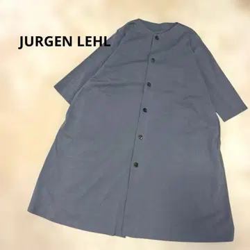 JURGEN LEHL 바바구리 롱 셔츠 7부 소매 그레이