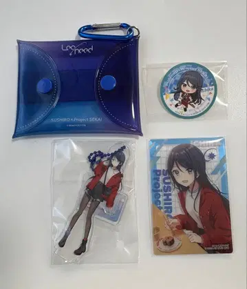 프로세카 호시노 이치카 스시로 콜라보 멀티 파우치 카드 피크