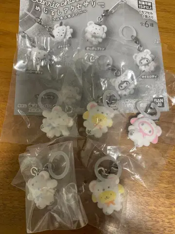 산리오 가챠 포근포근 스노우 5세트