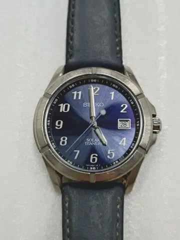 4-307 세이코 SEIKO 솔라 V-147-0AB0 손목시계