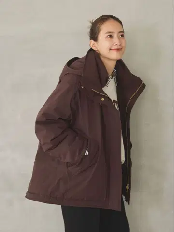 Spick and Span 2WAY 발수 다운 하프 코트 36