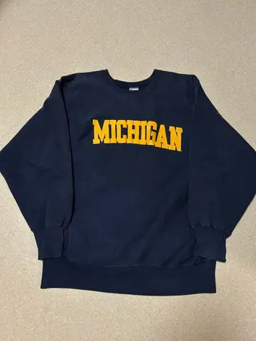 90s Champion MICHIGAN 맨투맨 네이비
