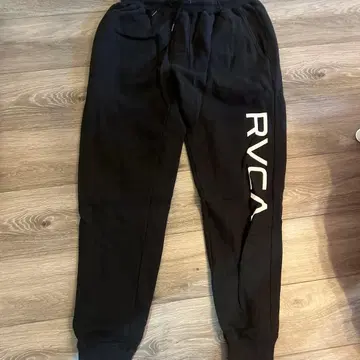 RVCA 블랙 조거 팬츠 S
