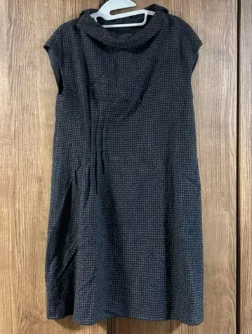 센소유니코 이오컴이오 원피스 오버롤 스커트 블랙 체크