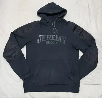 JEREMY SCOTT 제레미 스콧 블랙 후드 부착 후드티