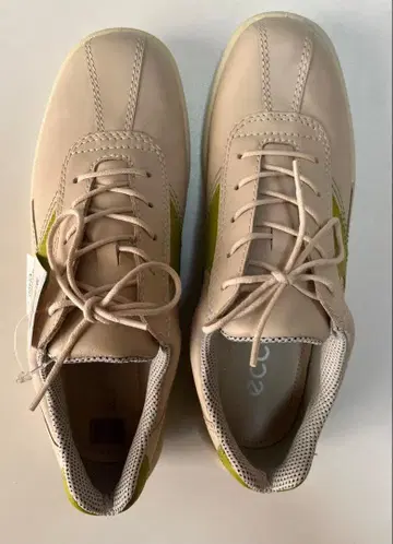 ecco 베이지/그린 스니커즈
