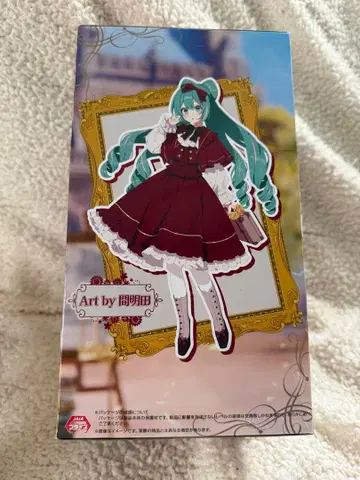 하츠네 미쿠 와인 레드 드레스 피규어