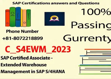 C_S4EWM_2023 SAP 시험 질문