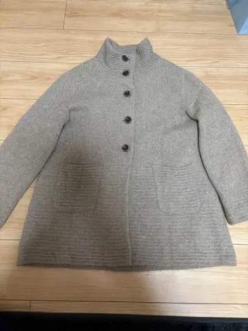 캐시미어 100% 가디건 자켓 베이지 사이즈 40