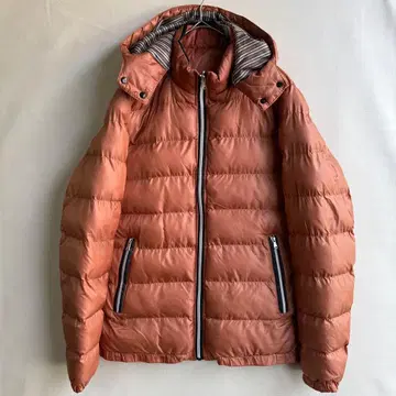 새상품급 남성용 충전솜 후드티 자켓 L 브론즈 브라운 탈부착 후드