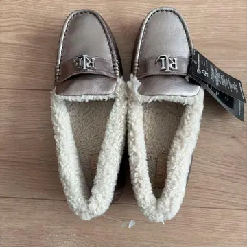 [새상품] Lauren 로렌 모카신 실버 그레이지