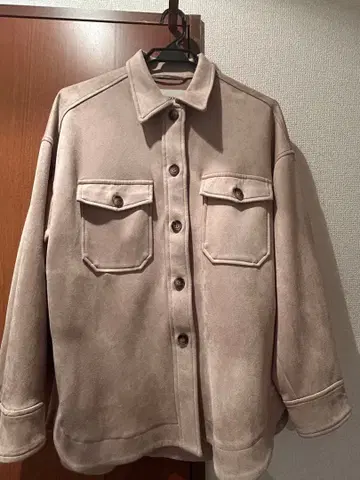 COCO DEAL 셔츠형 스웨이드 블루종