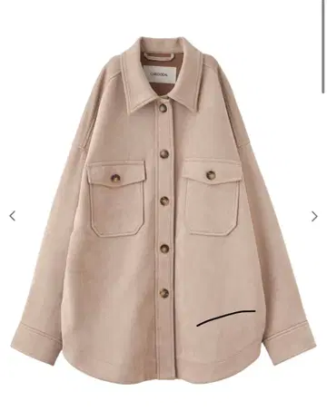 COCO DEAL 셔츠형 스웨이드 블루종