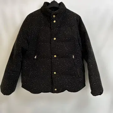 ROSSO 어반 리서치 다운 자켓 블랙 베이스에 도트