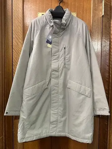 L 충전솜 롱 코트 THEMORE 그레이 남성용 아우터 방한 다운