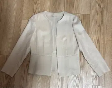 ANAYI 아나이 노카라 자켓 38 핑크 베이지