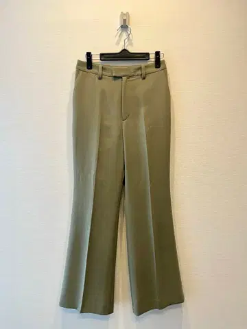 BEAUTY&YOUTH 와이드 팬츠 M 사이즈 올리브 그린