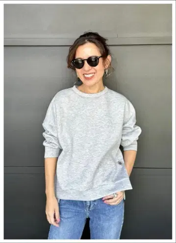 STATE OF MIND 사이드 슬릿 풀오버 그레이