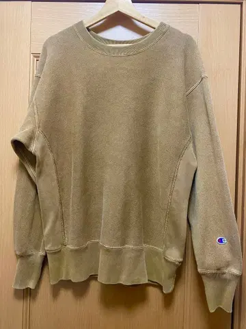 챔피언 리버스 위브 베이지 M