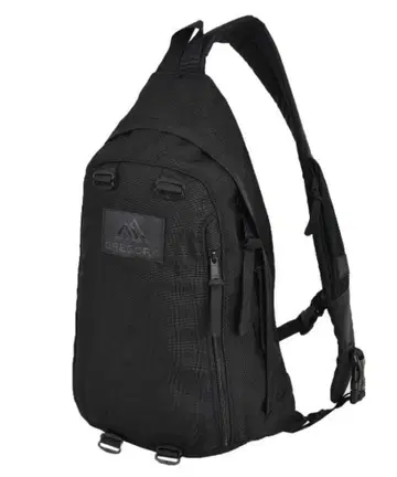 GREGORY 블랙 바디백