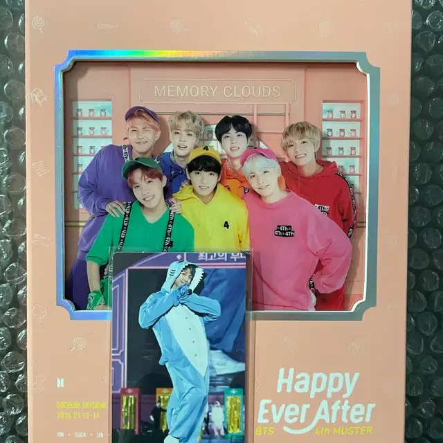 BTS 머스터4기DVD + RM포카 full box
