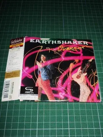 SHM-CD 어스 쉐이커 오버런 OVERRUN 종이 재킷 한정판