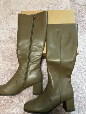 새상품 미사용 [ ORiental Traffic ] 롱 부츠/그레이/LL