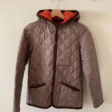 라벤햄 퀼팅 자켓 브라운