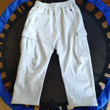 Champion 그레이 맨투맨 카고 팬츠