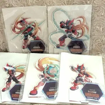 캡콤 캡슐 복권 록맨 제로 아크릴 스탠드 5종 세트