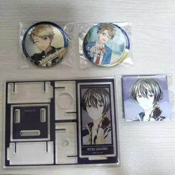 앙스타 앙상블 스타즈 사쿠마 리츠 나루카미 아라시 캔뱃지 아크릴 스탠드