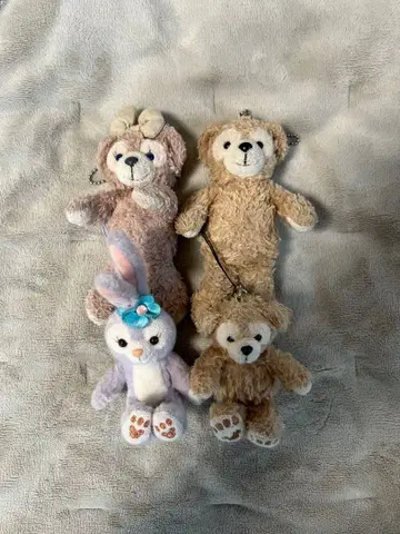 디즈니씨 더피 프렌즈 봉제 인형 키링